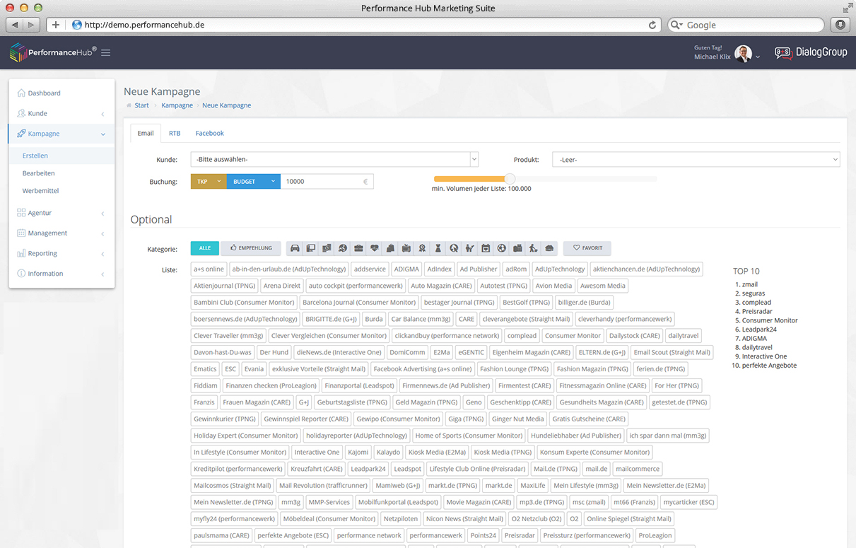 {Auto cockpit beschreibung
92} Performance Hub Marketing Automation Software - a+s DialogGroup | {Auto cockpit beschreibung
92}